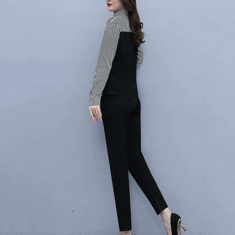 Suit Plus Size Women's Clothing Royal Sister Light Familiar Style Professional Suit Pants Temperament and Age Reduction Two-piece Set