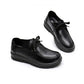 Non-slip Work Shoes Ladies Black Leather Shoes Comfortable and Soft Restaurant Kitchen Middle-aged Mother Shoes Single Shoes Flat