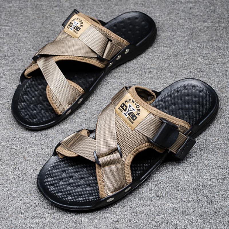 Summer Fashion Casual Beach Shoes Trendy Cloth Wading Men's Slippers