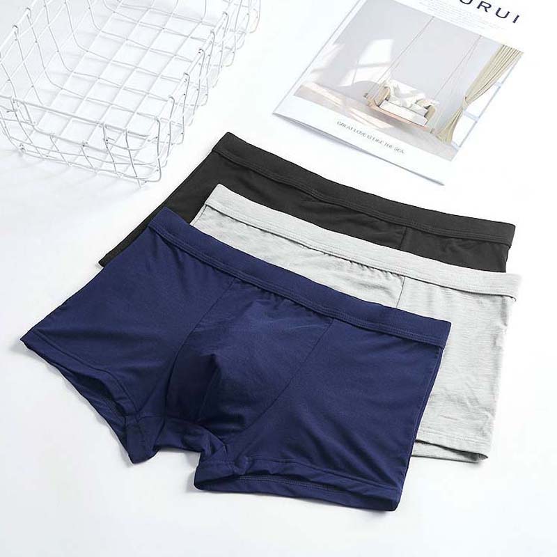 Men's Cotton Underwear Antibacterial Trend Sexy Young Big Size Shorts