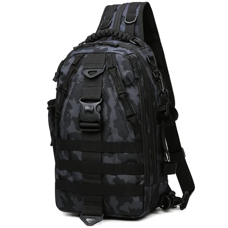 Luya Bag Outdoor Mountaineering Bag Multi-function Men Can Cross-body Shoulder Camouflage Tactical Backpack Chest Bag