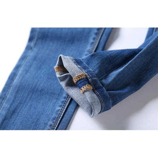 Plus Size Elastic Jeans Women's Skinny High Waist Slim Denim Trousers Spring and Summer Hip Lift Pencil Denim Pants