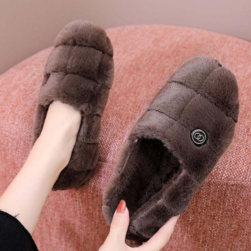 Women's Shoes Cotton Shoes Soft Bottom Non-slip Plus Velvet Thick Korean Version All-match Warmth Casual Plush Shoes
