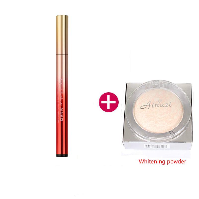 [Quick-Dry Swimming] Eyeliner is super waterproof, sweatproof, durable, non-staining, hard eyeliner