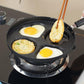 Aluminum Non-stick Frying Pan Creative Four-hole Heart-shaped Breakfast Frying Pan