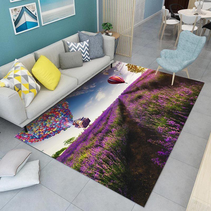 Modern 3D Carpet Bedroom Bedside Living Room Sofa Carpet Entrance Hall Door Mat Floor Mat Bedroom Kitchen Non-slip Mat