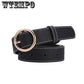 Fashion Classic buckle Ladies wide belt Women's high quality female casual leather belts for jeans