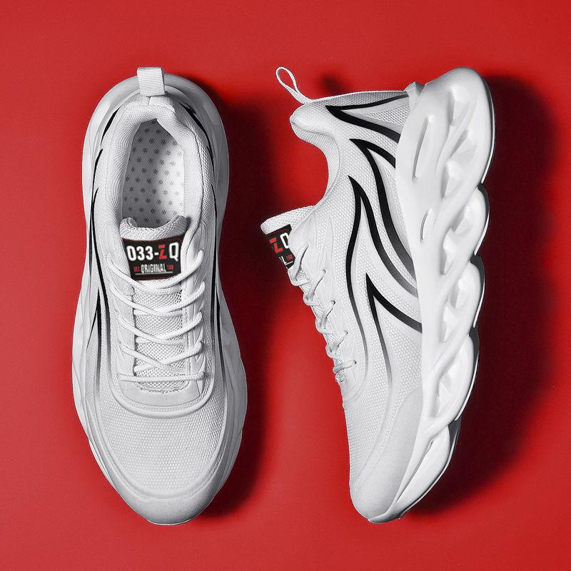 Men's Shoes Spring Casual Sports Shoes Men's Thick-soled All-match Casual Breathable Running Shoes