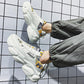 Spring Autumn New Trend Thick-soled Height-increasing Shoes Casual All-match Sports Style Men's Old Shoes