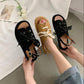 Sandals Female Summer Fairy Style Fashion Students All-match Rome Flat Shoes