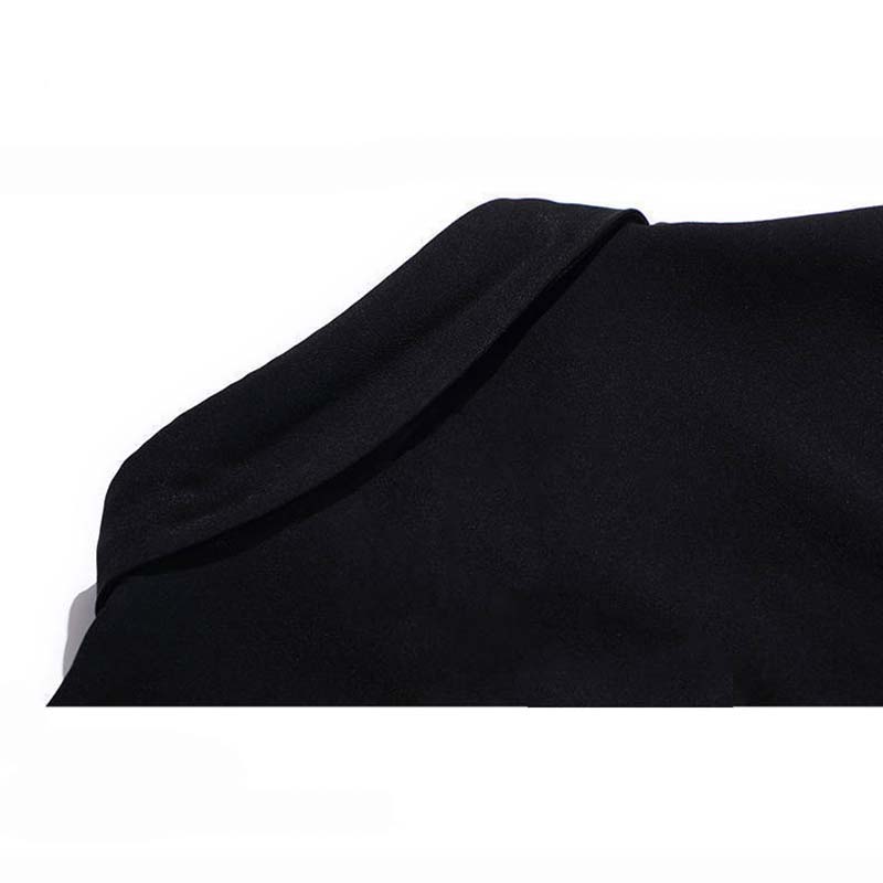 Chiffon Shirt 2022 Summer Black Short-sleeved V-neck Top Cover Belly Plus Size Women's Korean Mesh Blouses V Neck Lapel Tops Pullover Blouse Shirts