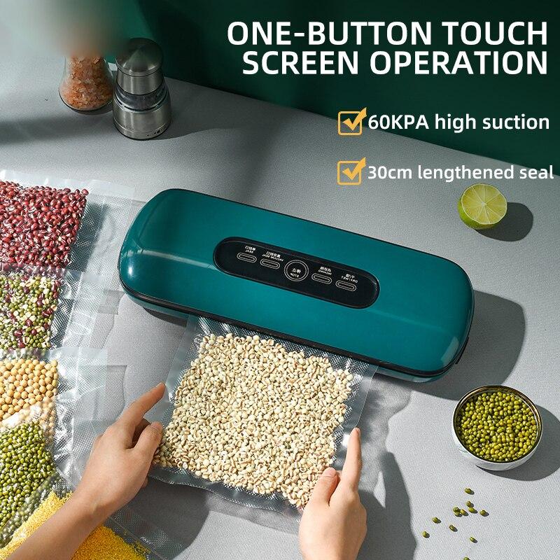 Automatic Vacuum Food Sealers Electric kitchen Vacuum Sealer Machine For Food Storage Including Home Kitchen Food Bag Cutter