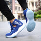 Basketball shoes men's breathable high-top sneakers men's wild casual flying woven mesh sneakers