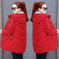 Printed Temperament Down Jacket Women's Mid-section Thick Slim-fit Fashion Temperament Jacket Women