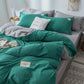 Modern Simple Pure Cotton Bedding Set Solid Color Four-piece Single Double Bed