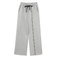 Gray Sweatpants Women Spring and Summer High Waist Was Thin and Wild Loose Straight Drape Wide Leg Pants Long Pants