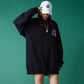 High Quality Cotton  Women Hoodies Autumn  Print Sweatshirt Oversized Streetwear Sweatshirts Hip Hop Cool Pullover Tops