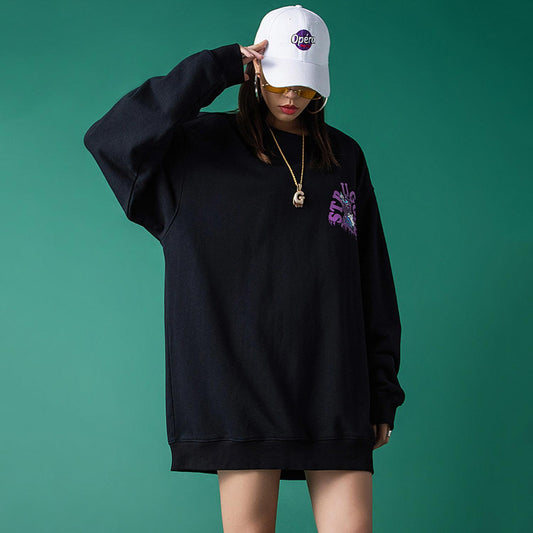 High Quality Cotton  Women Hoodies Autumn  Print Sweatshirt Oversized Streetwear Sweatshirts Hip Hop Cool Pullover Tops