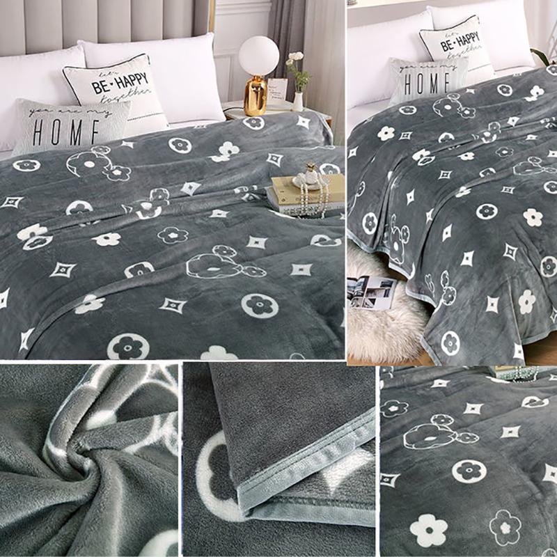 Skin-friendly Flannel Bed Sheets Blankets Twin Beds Single Blankets Air Conditioning Towels Small Quilts