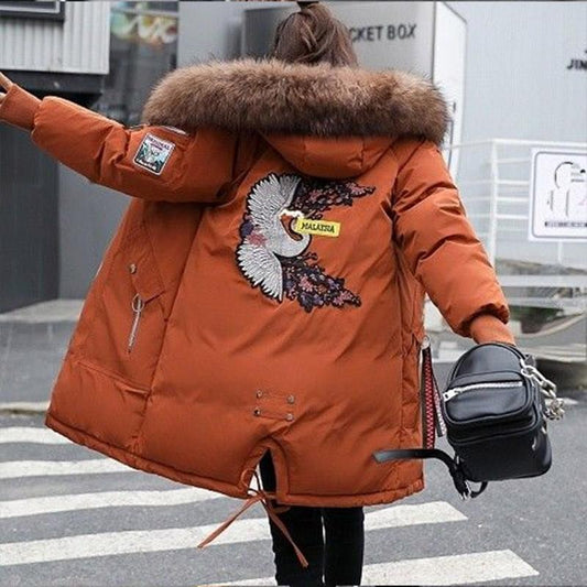 Winter Clothes Thick Large Size Loose Padded Jacket Women Mid-length Student Korean Cotton Jacket Women Cotton Jacket Women's Jacket