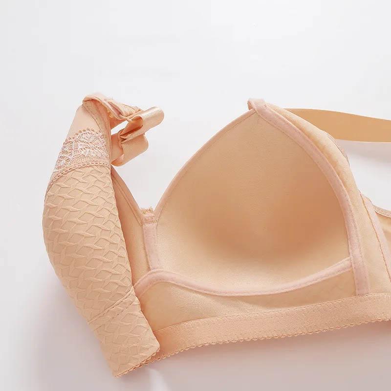 Comfortable Soft No Steel Ring Sexy Push Up Bra Lightweight Thin Ladies Jacquard Breathable Sexy Simple Bra