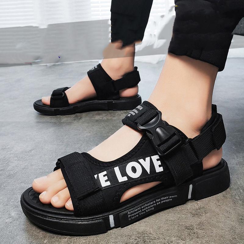 Summer Men's Sandals Casual Trendy Beach Shoes Non-slip Outer Wear Sports Men's Sandals