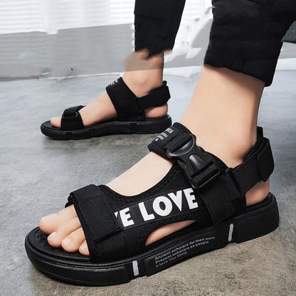 Summer Men's Sandals Casual Trendy Beach Shoes Non-slip Outer Wear Sports Men's Sandals