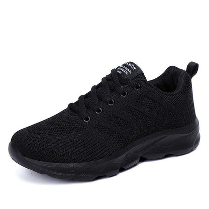 Women's Spring and Autumn Breathable Lightweight Sports Shoes Middle-aged and Elderly Soft-soled Leisure Travel Shoes