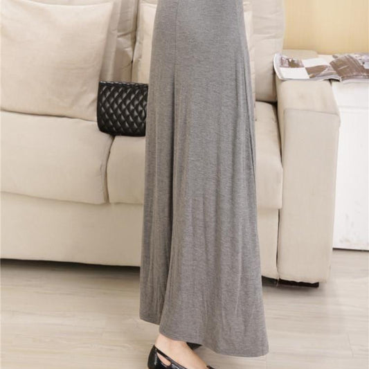 Fashion Long Maxi Dress Cotton Short Sleeve Crew Neck Elastic Backless Summer Dress Party Dress