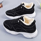 Winter Plus Velvet Padded Women's Shoes Non-slip Wear-resistant Lightweight and Warm Women's Cotton Shoes Padded Sneakers