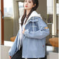 Fake Two-piece Jacket Women Spring and Autumn Loose Korean Version of The Wild Retro Hong Kong Style Thin Jacket