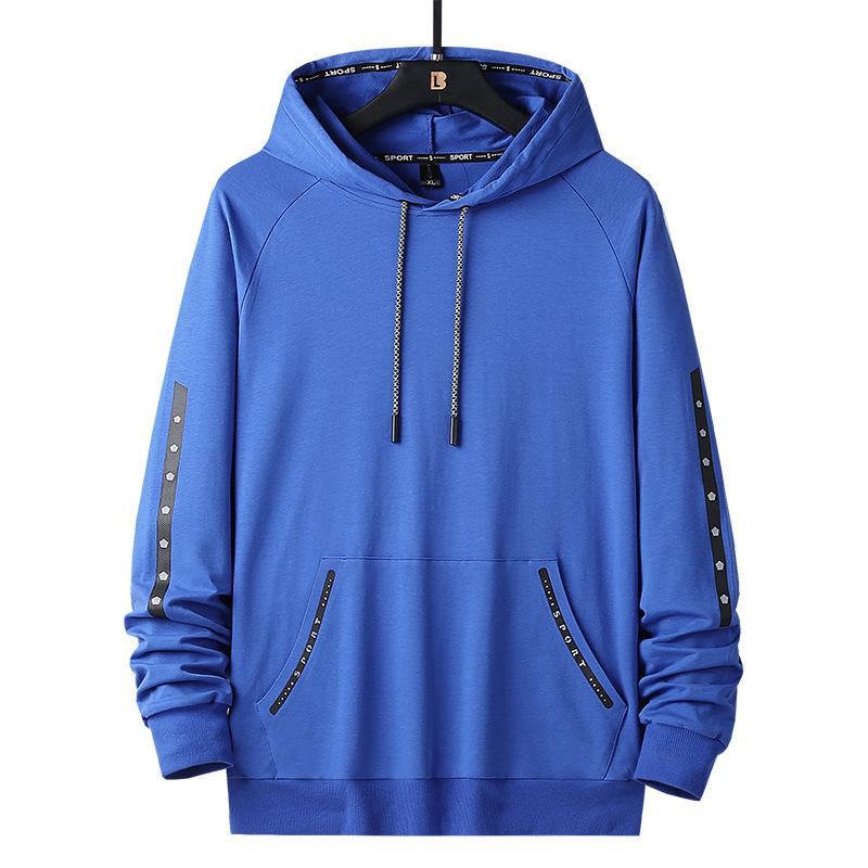 Spring and Autumn Men's and Women's Cotton Hoodies Loose Plus Size Movement Casual Solid Color Top