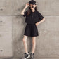 Girls' Sports Suit Summer Net Celebrity Foreign Atmosphere Big Boy Short-sleeved T-shirt Casual Shorts Two-piece Suit