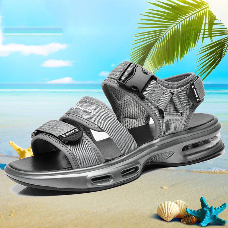 Mens Sandals Beach Slippers Shoes Casual Men Summer Sandals High Quality Air Cushion Beach Sandals
