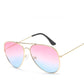 WTEMPO Ocean Lens Sunglasses Women   Retro Metal Driver Fishing Sun Glasses For Women UV400 Eyewe