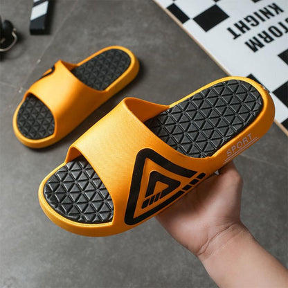 Non-slip and Odor-resistant Men's Sandals and Slippers Couple's Summer Household Bathroom Slippers