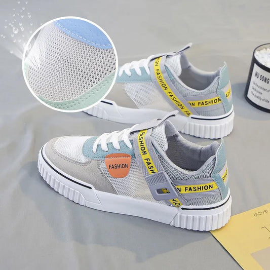 Mesh Summer Women's White Shoes Student Korean Style Breathable Casual Sports Sneakers