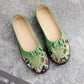 Summer Old Beijing Cloth Shoes Women's Net Shoes Single Shoes Hollow Non-slip Soft Bottom Middle-aged and Elderly Mother Shoes Pedal Sandals Women