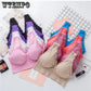 Cross Strap Back Women Sports Bra Professional Quick Dry Padded Fitness Running Gym Vest Tops