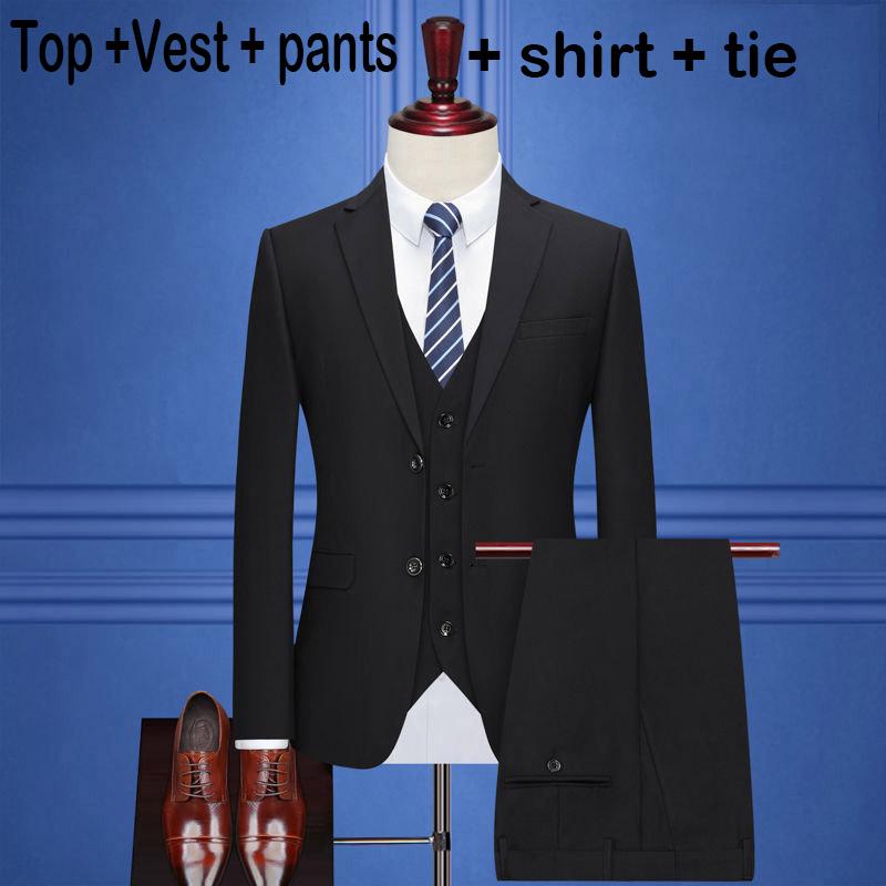 Men's Suit Business Wear Business Dress Size Men's Wedding Clothing Autumn and Winter Suits