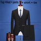 Men's Wedding Clothing Autumn and Winter Suit Suit Men's Suit Business Wear Business Formal Wear
