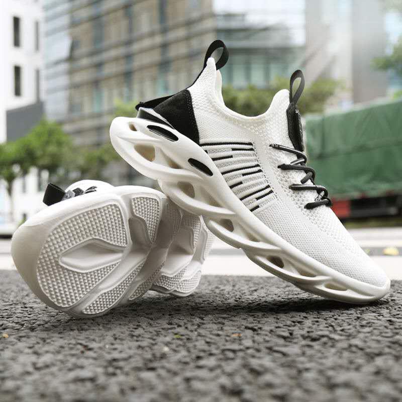 Summer Breathable Blade Net Shoes Men's Light Running Shoes Casual Running Shoes Men's Mesh Shoes