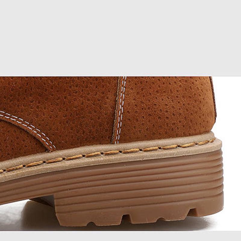 Boots Men Suede Leather Fashion Snow boots Male Work Shoes Martin Boot Large