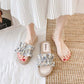 Flower Fairy Sandals and Slippers for Women's Outer Wear Summer Fashion All-match Beach Shoes
