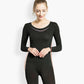 Women Long Sleeve Thermal Underwear Women Winter Tight Suit Sexy Pajamas Autumn Windproof High Elasticity Slim Body Breathable Wearable Versatile