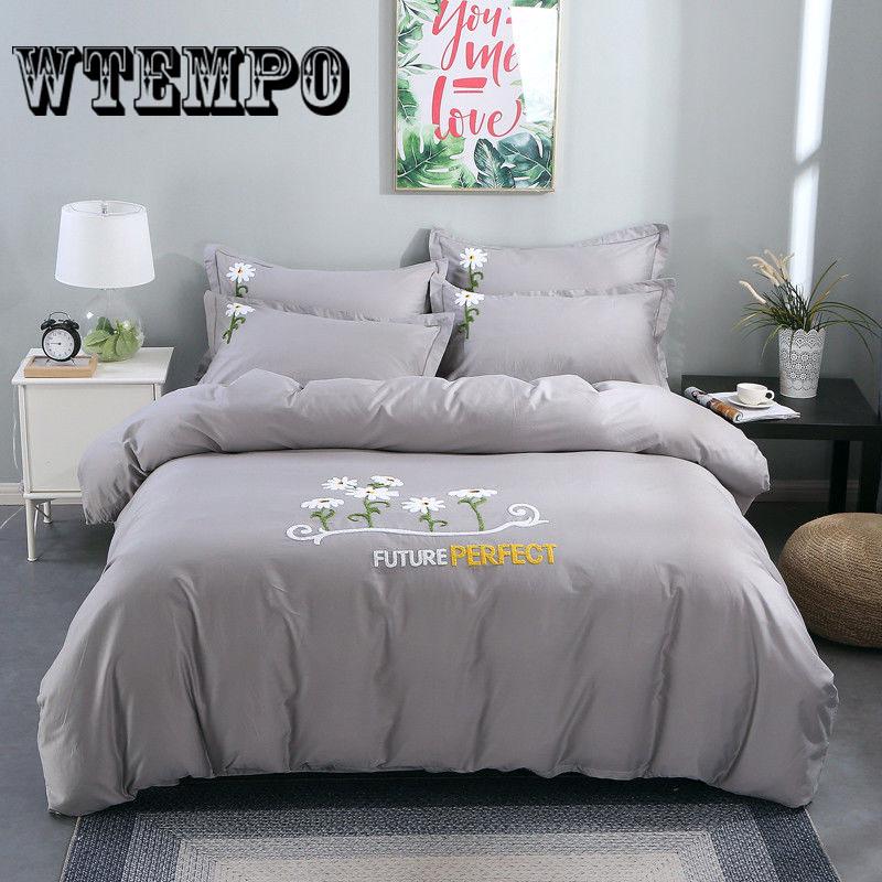 Comfortable Nude Sleeping Bedroom Bedding Set Summer Ice Silk Bed Four Sets of European Silk