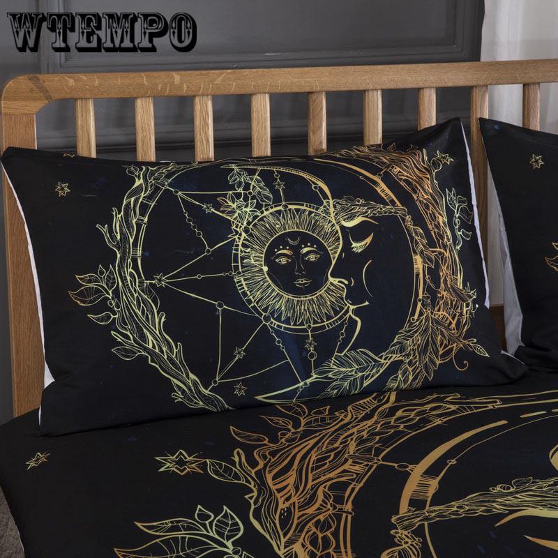 Pillowcase Luxury Bedding Set 2/3Pcs Soft Cover Comfort Duvet Cover Twin Queen King Size