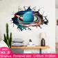 12 Kinds Solar System Planets Wall Stickers For Kids Room Universe 3d Stickers Kids Room Decoration