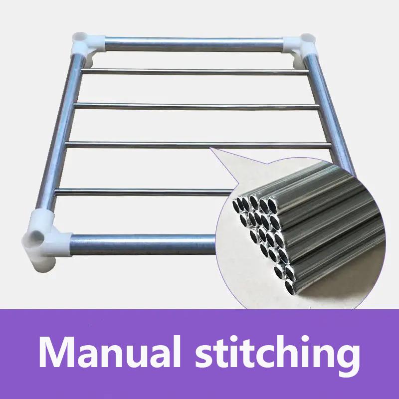 82cm Long Waterproof Storage Rack Cabinet 20mm Stainless Steel Shoe Rack Clothes Rack Modern Style Coat Hanger