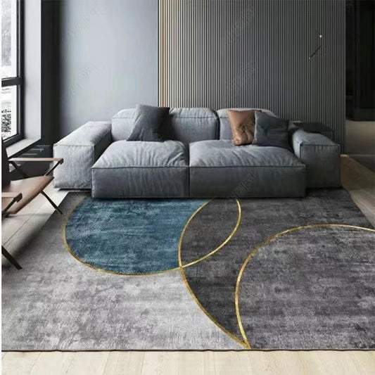 Geometric Carpet Living Room Carpet Pad Bedroom Full Bed Blanket Can Be Customized